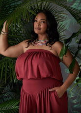 Bubble Tube Top Rust | Ashley Stewart