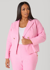Millennium Embellished Jacket Pink | Ashley Stewart