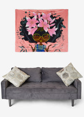 Pardon My Fro™ Lily Blanket Pink | Ashley Stewart