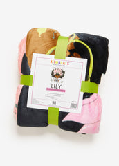 Pardon My Fro™ Lily Blanket Pink | Ashley Stewart