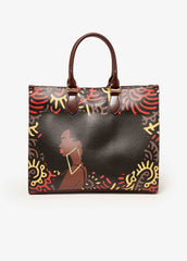 Pardon My Fro™ Harlem Tote Black | Ashley Stewart