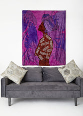 Pardon My Fro™ Muse Blanket Purple | Ashley Stewart