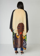 Pardon My Fro™ Ziggy Duster Black | Ashley Stewart