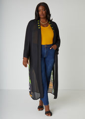 Pardon My Fro™ Ziggy Duster Black | Ashley Stewart