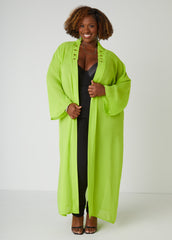 Pardon My Fro™ Tribe Duster Lime Green | Ashley Stewart