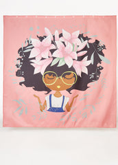 Pardon My Fro™ Lily Shower Curtain Pink | Ashley Stewart