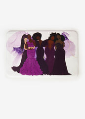 Pardon My Fro™ Harmony Bath Mat White | Ashley Stewart