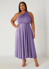 Multi Way Convertible Maxi Dress Light Pastel Purple | Ashley Stewart