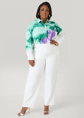 Floral Print Shirt Amazon | Ashley Stewart