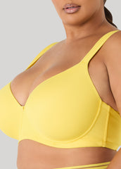 Plunge Smoothing Butterfly Bra Maize | Ashley Stewart
