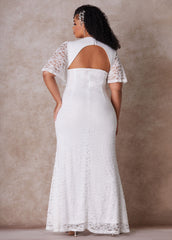 The Eliza Wedding Gown Egret | Ashley Stewart
