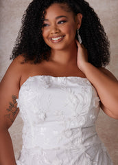 The Rochelle Wedding Gown Egret | Ashley Stewart