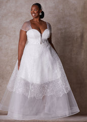 Plus Size Princess Wedding Gown Plus Size Bridal Gown Bridal Fashion White | Ashley Stewart