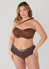 6 Way Convertible Butterfly Bra Potting Soil | Ashley Stewart
