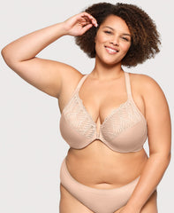 WonderWire® T Back Bra Cafe | Ashley Stewart