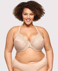WonderWire® T Back Bra Cafe | Ashley Stewart
