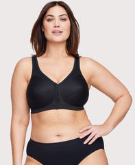 MagicLift Front-Closure Posture Back Bra Black | Ashley Stewart