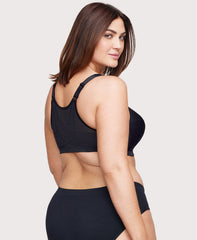 MagicLift Front-Closure Posture Back Bra Black | Ashley Stewart