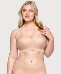 MagicLift Front-Closure Posture Back Bra Cafe | Ashley Stewart
