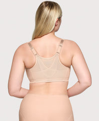 MagicLift Front-Closure Posture Back Bra Cafe | Ashley Stewart