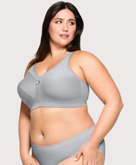 MagicLift Active Support Bra Gray Heather | Ashley Stewart