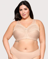 MagicLift Moisture Control Bra Cafe Heather | Ashley Stewart