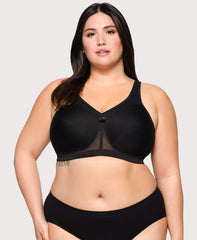 MagicLift Active Support Bra Black | Ashley Stewart
