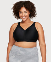 MagicLift Seamless Sports Bra Black | Ashley Stewart