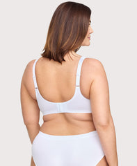 MagicLift Minimizer Bra White | Ashley Stewart