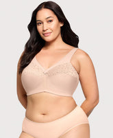 MagicLift Cotton Support Bra Cafe | Ashley Stewart