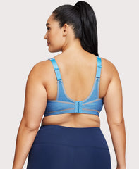 No-Bounce Camisole Elite Sports Bra Light Denim | Ashley Stewart