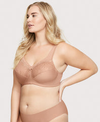 MagicLift Natural Shape Support Bra Cappuccino | Ashley Stewart