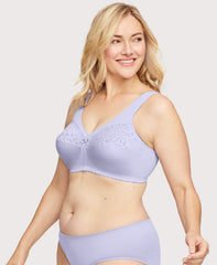 MagicLift Cotton Support Bra Lilac | Ashley Stewart