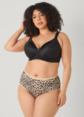 Animal Print Stretch Cotton Briefs Brown Animal | Ashley Stewart