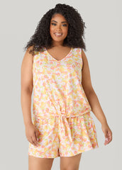 Moon To Noon Fruit Print Short Set Multi | Ashley Stewart