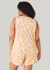 Moon To Noon Fruit Print Short Set Multi | Ashley Stewart
