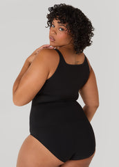 Seamless Medium Control Bodysuit Black | Ashley Stewart