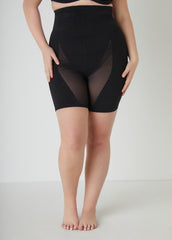 Extra Firm Long Leg Shaper Shorts Black | Ashley Stewart