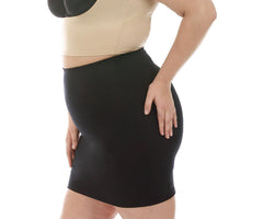 InstantFigure Shapewear Slip Skirt Black | Ashley Stewart