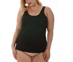 InstantFigure Compression Shapewear Tank Black | Ashley Stewart