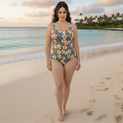 InstantFigure Hawaii Scoop Back Swimsuit Hawaii | Ashley Stewart