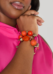Textured Beaded Bracelets Multi | Ashley Stewart