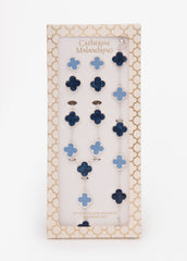 Four Piece Clover Necklace Set Victoria Blue | Ashley Stewart