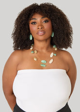 Threaded Stone Necklace Set Multi | Ashley Stewart
