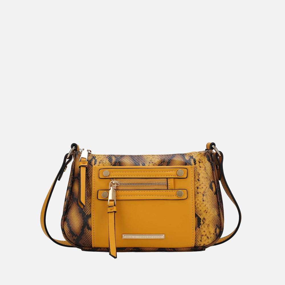 Essie Snake Effect Crossbody Bag Snake Beige | Ashley Stewart