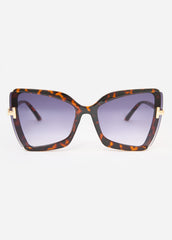 Tortoiseshell Square Sunglasses TORT | Ashley Stewart
