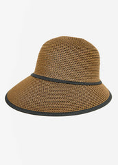 Woven Framer Hat Natural | Ashley Stewart