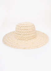 Faux Pearl Crochet Hat White | Ashley Stewart