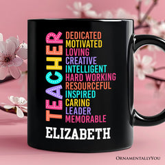 Teacher Ceramic Mug Black | Ashley Stewart
