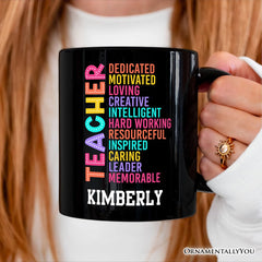 Teacher Ceramic Mug Black | Ashley Stewart